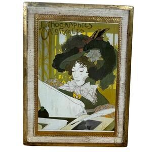 Lithographies Originales (1896) Georges de Feure 8 x 6 Inch Wall Decor GUC